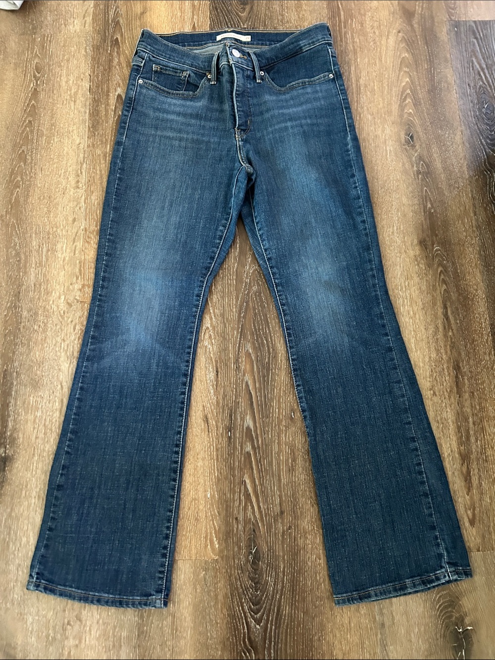 Levi's Women's Dark Blue Flare Jeans